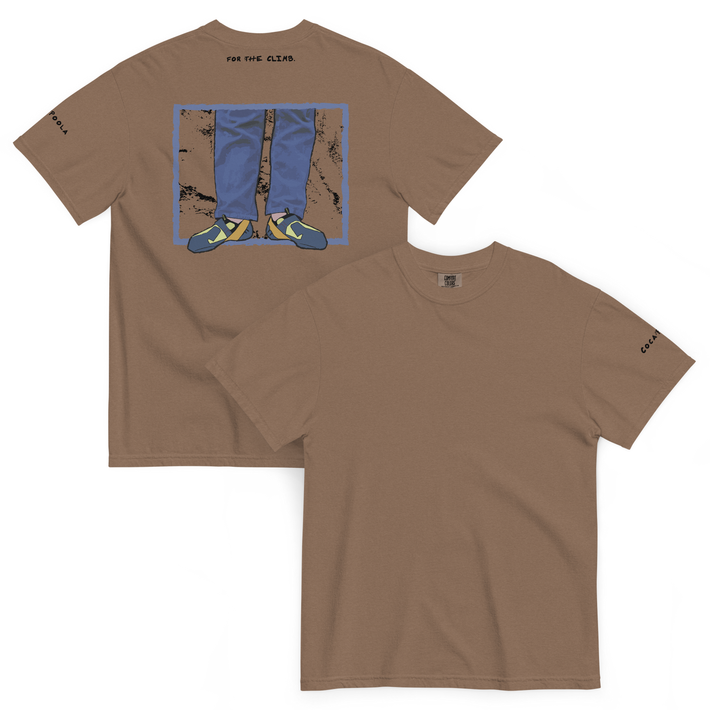 PREORDER: Climbing Shoes T-Shirt - Espresso