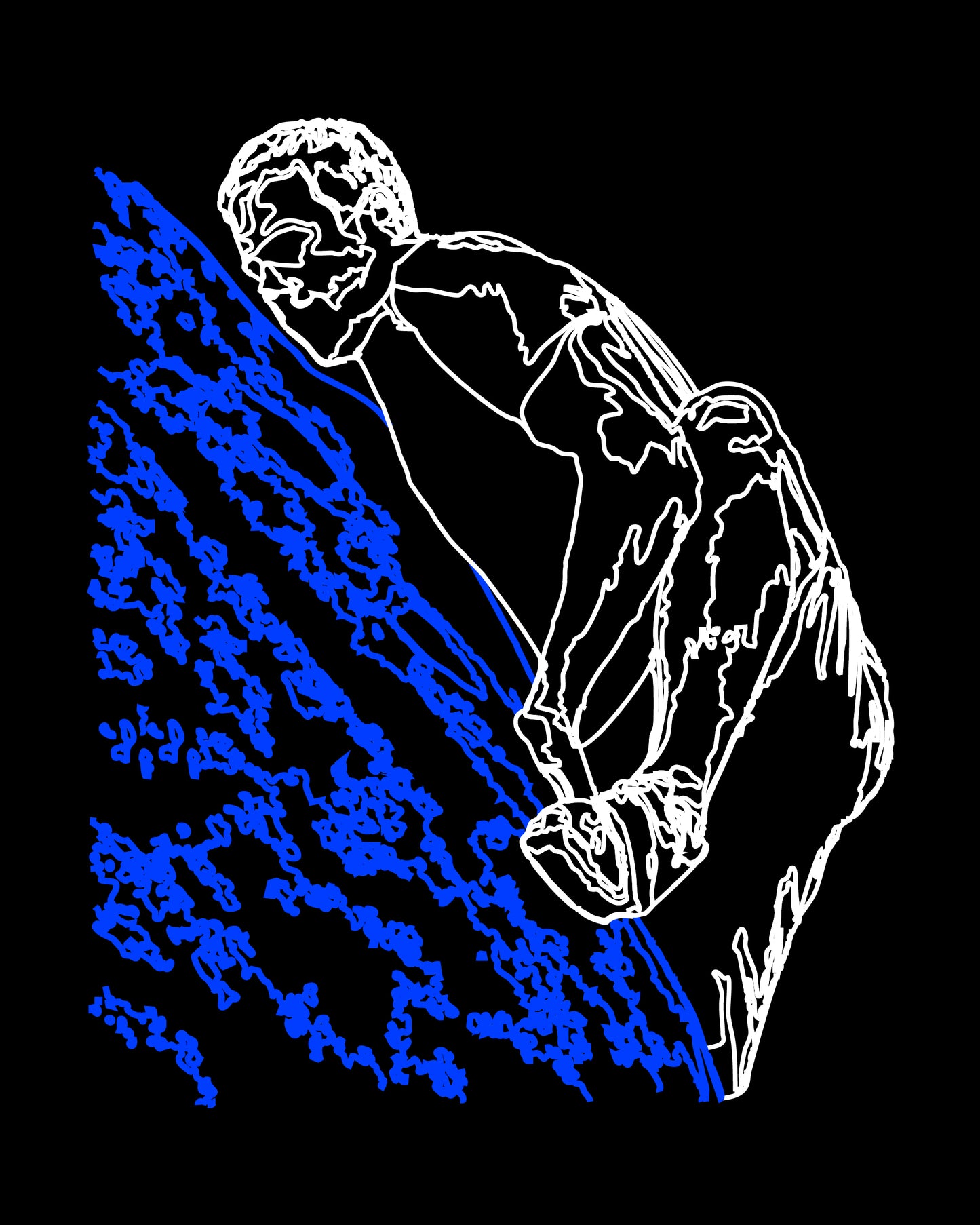 Mantle of Slab | Black (Blue)